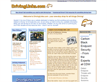 Tablet Screenshot of drivinglinks.com
